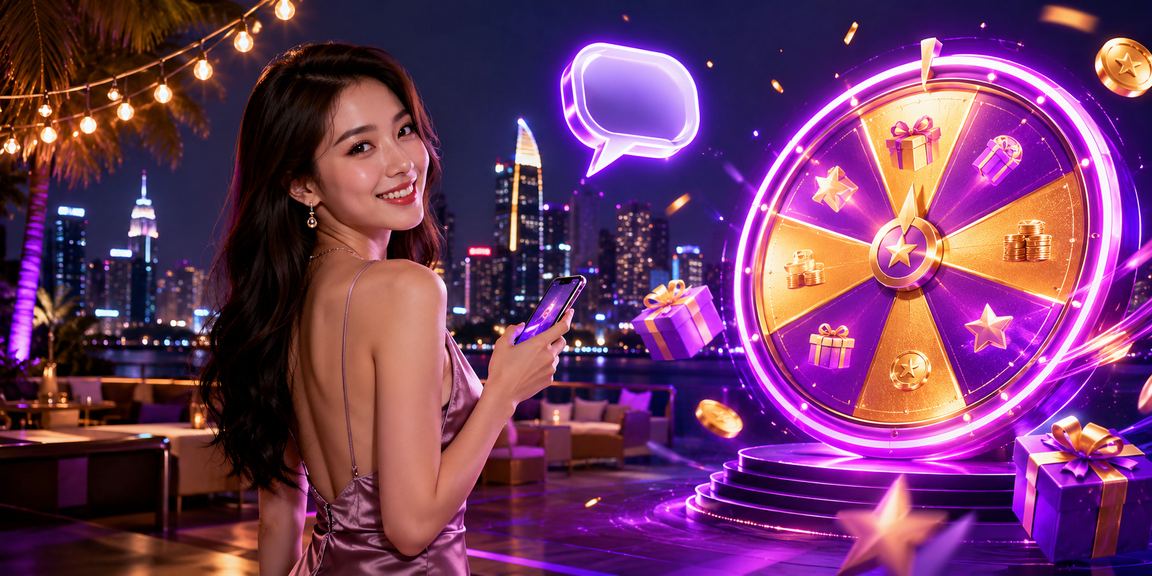 Khung cảnh roulette neon tại TP. Hồ Chí Minh minh họa bảo mật dữ liệu giải trí