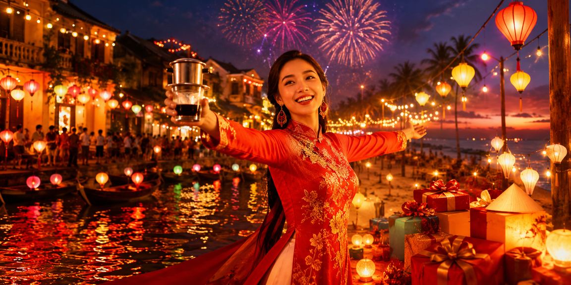 Phố cổ Hội An minh họa trải nghiệm casino trực tuyến trong bối cảnh cà phê Việt