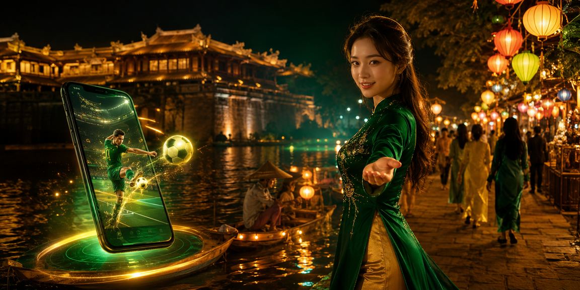 Chợ đêm Huế gợi ý thói quen theo dõi thể thao buổi tối trên điện thoại